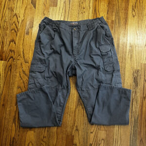 5.11 Tactical Canvas Cotton Pants Men’s 42x30 Gray Cargo Utility Work Outdoor
